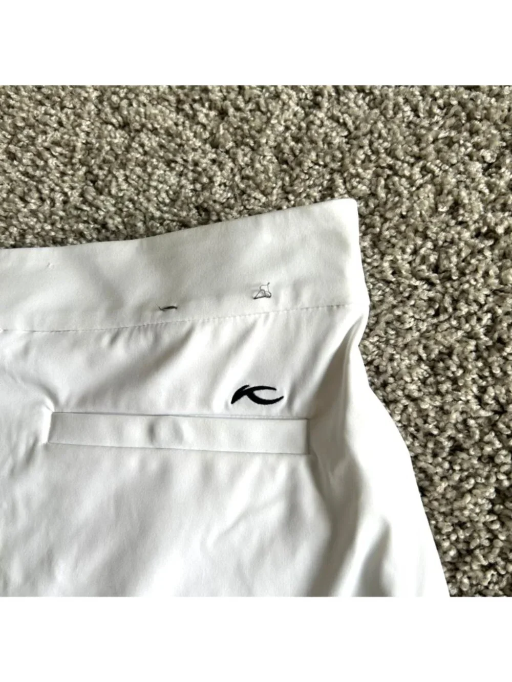 Kjus Women's Sz XL White Suisi Skort Lightweight Stretch Fabric With Pockets